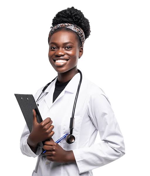 Healthcare professional conducting medical testing